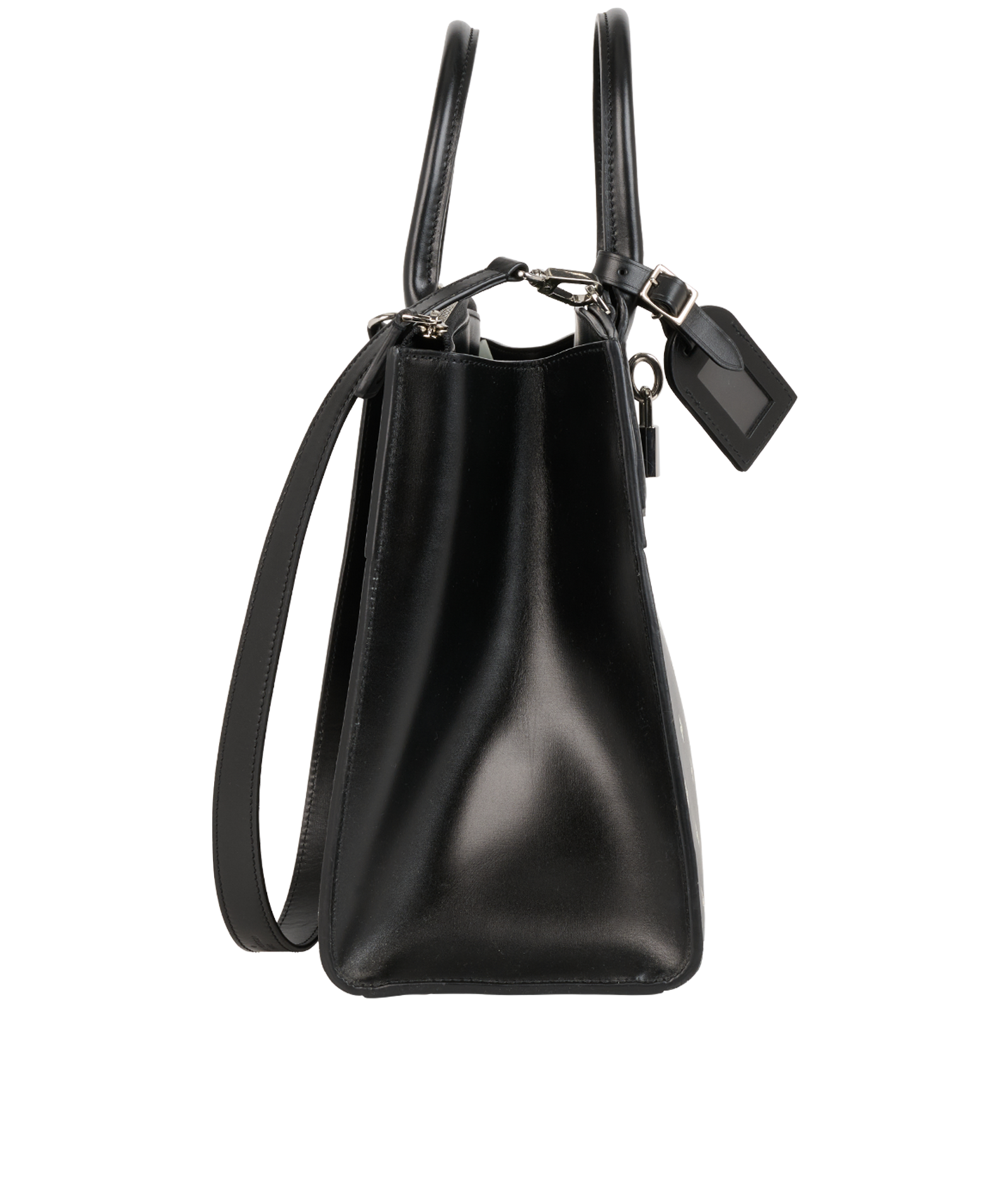 City Steamer MM, &pound;1,200, Handbags, Black, Leather, Side view